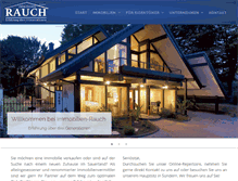 Tablet Screenshot of immobilien-rauch.de